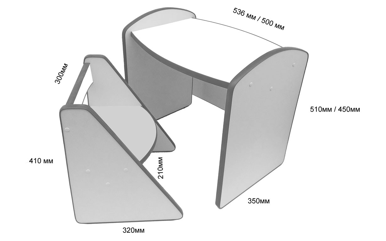 Комплект Додо (стіл + стілець) - Фото_1