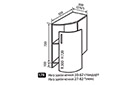 Кухонная секция Бианка нижняя №17r - Фото