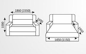 Диван М6 М (1,1) - Фото_1