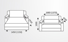 Диван М16 Д (1,1) - Фото_1