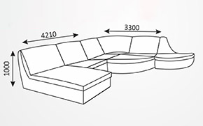 Угловой диван Сальвадор премиум - Фото_2