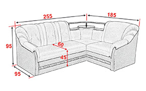 Угловой диван АМ16 У (с полкой) - Фото_4
