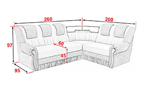 Угловой диван АМ22 У (с полкой) - Фото_4