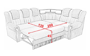 Угловой диван АМ22 У (с полкой) - Фото_5