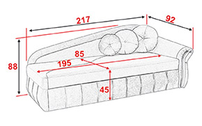Диван АМ77 Т (1 подлокотник + ниша) - Фото_4