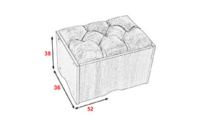 Пуф АМ №2 с ящиком - Фото_2