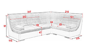 Угловой диван АМ112 (кресло + угол) - Фото_2