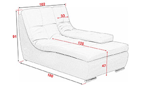 ДиванАМ112 аллигатор с подлокотником - Фото_1