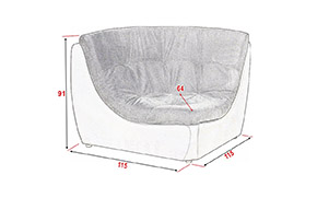 Диван АМ112 угловая часть - Фото_1