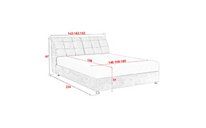 Кровать АМ 113 КР 2 с механизмом (с матрасом) - Фото_4