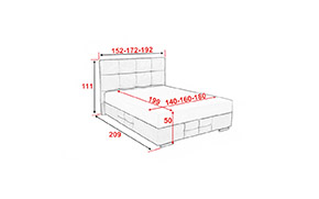 Кровать АМ30 КР с механизмом (с матрасом) - Фото_4