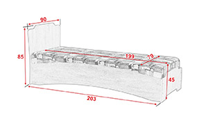 Кровать АМ33 КР - Фото_2
