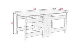 Стол-книжка АМ 4 ножки - Фото_3