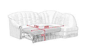 Угловой диван Алиса (1 подлокотник) - Фото_5