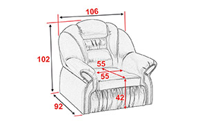 Крісло Вест (розкладне) - Фото_3