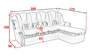 Угловой диван Долорес ниша - Фото_4