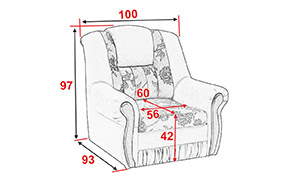 Крісло Клінтон (розкладне) - Фото_2