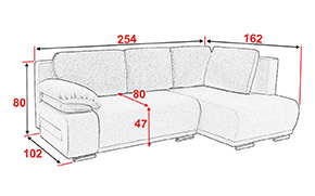 Кутовий диван Парадіз (пружинний блок) - Фото_5
