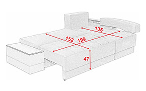 Угловой диван Смарт 1 ниша - Фото_3