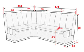 Кухонний куток Корона 2 - Фото_2