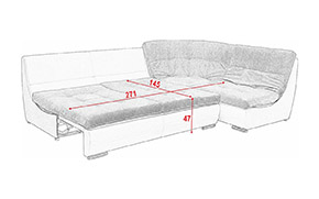 Угловой диван Арена (кресло + угол) - Фото_3