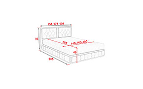 Кровать Экзотика с механизмом (с матрасом) - Фото_6