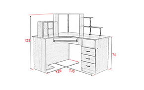 Стол компьютерный №3 - Фото_1