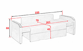 Диван Фиксик 1 с накладками - Фото_6