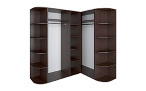 Угловой шкаф-купе (приставной) 120х45х240 см., 90х60х240 см.  - Фото_2