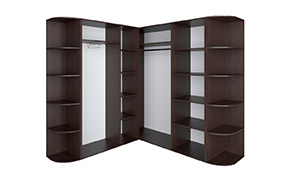 Кутова шафа-купе (приставна) 180х45х210 см., 90х60х210 см.  - Фото_2