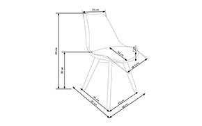 Стул K246 white - Фото_2