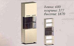 Витрина Сага 60 см. - Фото_1