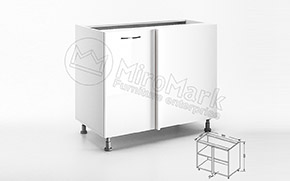 Кухонная секция София нижняя 90Н Угол прямой 55х95 - Фото