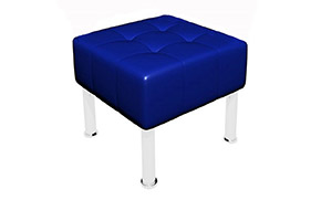Пуфик на хромированных ножках Тонус - Фото