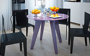 Стол Леонардо Круг - Фото