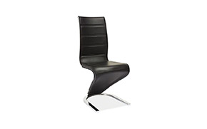 Стул H-134 black/white - Фото