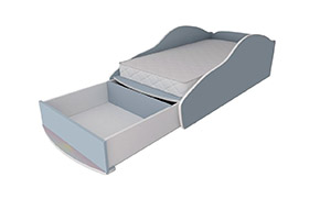 Кровать детская Драйв с ящиком - Фото_1