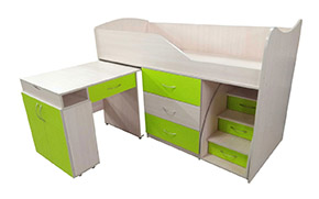 Кровать-комната-5 + Стол - Фото