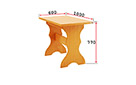 Комплект Афіна стіл (розкладний) + 4 табурета - Фото_1