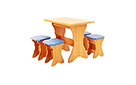 Комплект АМ12 стіл (розкладний) + 4 табурета - Фото_1
