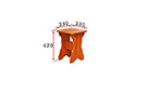 Комплект АМ19 стол (раскладной) + 4 табурета - Фото_3