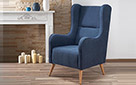 Кресло Chester blue - Фото