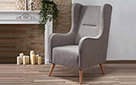 Кресло Chester light grey - Фото