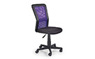 Крісло комп'ютерне Cosmo black/purple - Фото