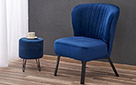 Кресло Lanister blue - Фото
