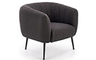 Кресло Lusso dark grey - Фото