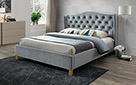 Ліжко Aspen Velvet Grey - Фото