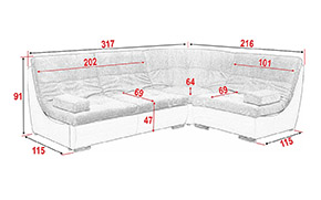 Угловой диван АМ112 (кресло + угол) - Фото_2