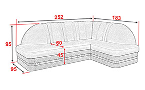 Кутовий диван АМ16 У (без підлокітників) - Фото_4