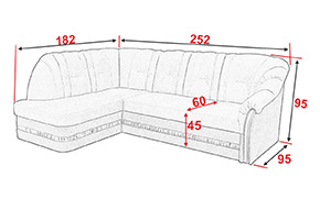 Кутовий диван АМ16 У (1 підлокітник) - Фото_3